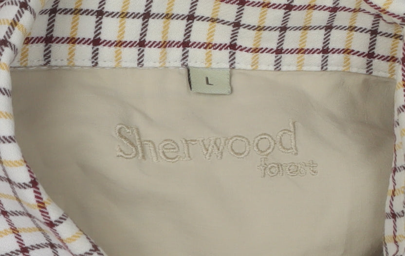 Sherwood Men's Multicoloured Check Shirt Size L