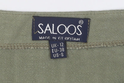 Saloos Women's Green 3/4 Sleeve Top Size 12