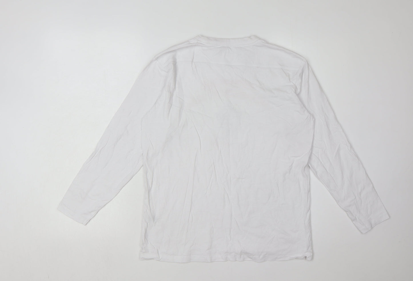 French Connection Boys White Long Sleeve T-Shirt 14 Years
