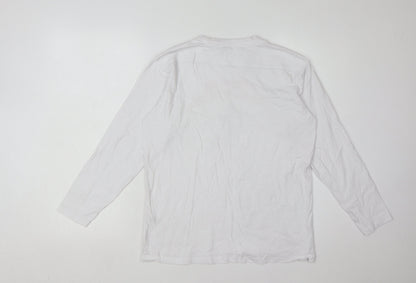 French Connection Boys White Long Sleeve T-Shirt 14 Years