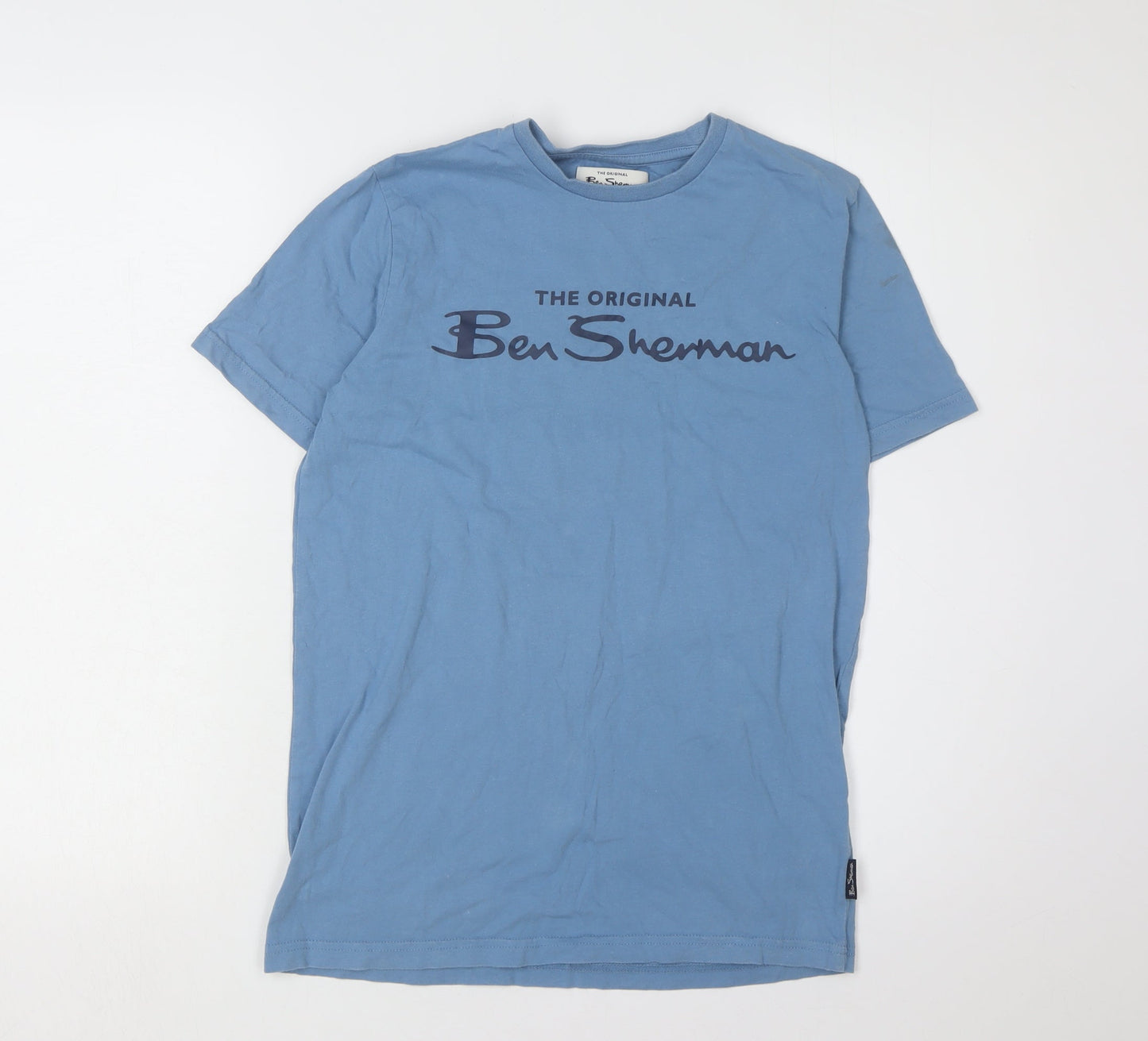 Ben Sherman Boys Blue T-Shirt, 12-13 Years, Graphic Logo