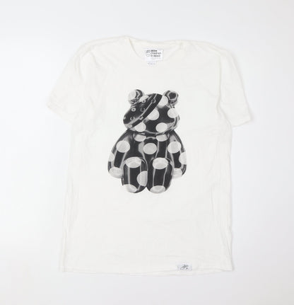 BBC Children in Need White M Bear Graphic T-Shirt
