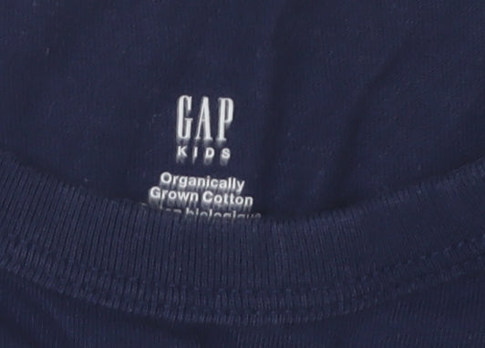 GAP Boys Blue Graphic Print T-Shirt Size 14-15 Years