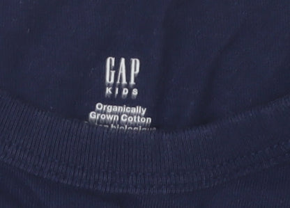 GAP Boys Blue Graphic Print T-Shirt Size 14-15 Years