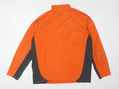 Mens UK Size L Trespass Orange Pullover Sweatshirt