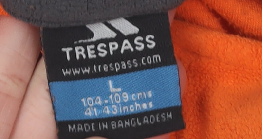Mens UK Size L Trespass Orange Pullover Sweatshirt