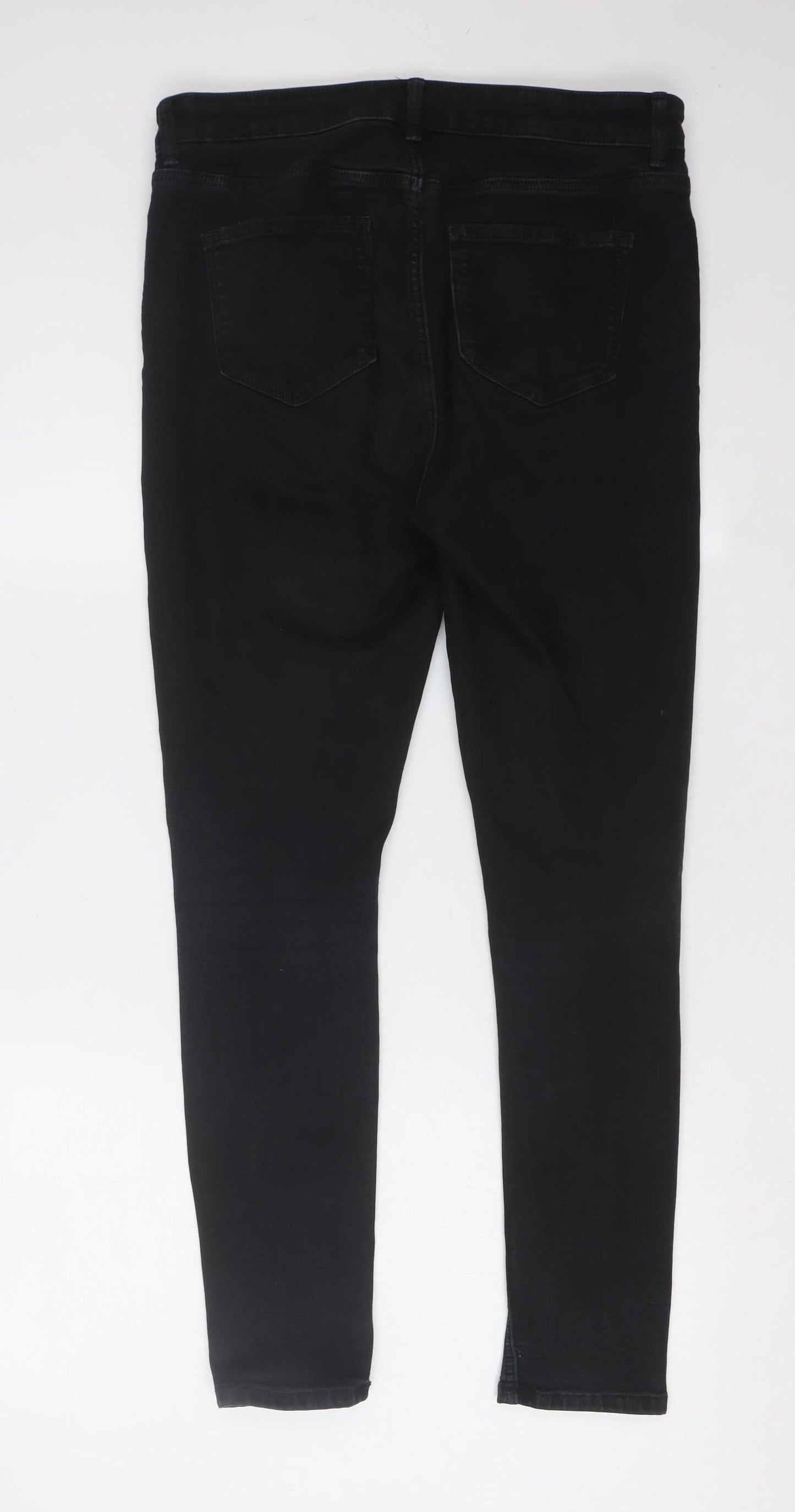 Womens UK Size 12 Marks and Spencer Regular Fit Skinny Black Jeans