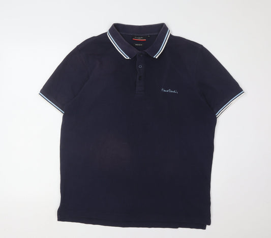 Pierre Cardin Men's Blue Polo XL Regular Fit
