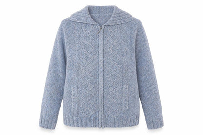 Womens UK Size S Bonmarché Blue Cardigan Jumper