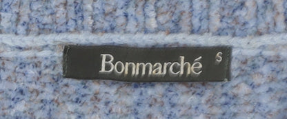 Womens UK Size S Bonmarché Blue Cardigan Jumper