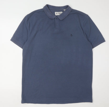 Original Penguin Men's Blue 2XL Polo Shirt