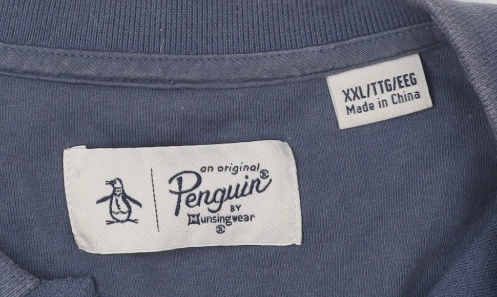 Original Penguin Men's Blue 2XL Polo Shirt