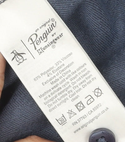 Original Penguin Men's Blue 2XL Polo Shirt