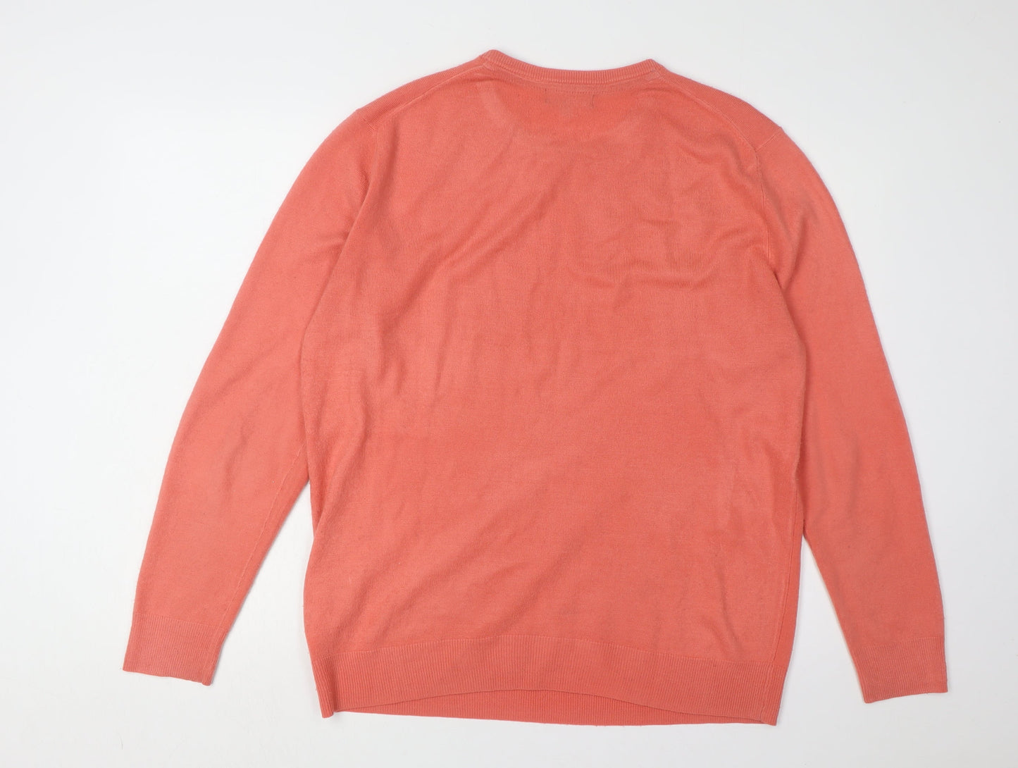 Debenhams Men's Red Pullover Jumper - Large