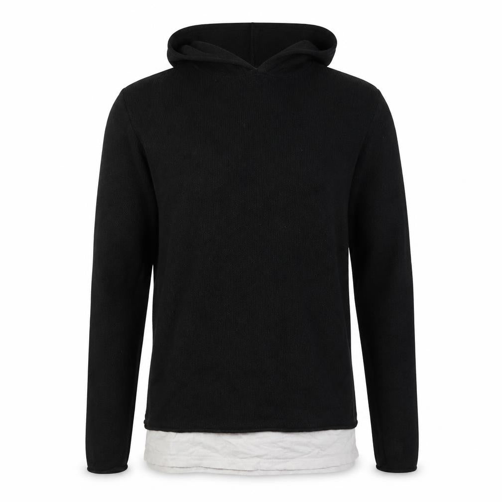 Mens UK Size M River Island Black Pullover Jumper