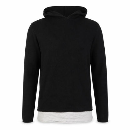 Mens UK Size M River Island Black Pullover Jumper