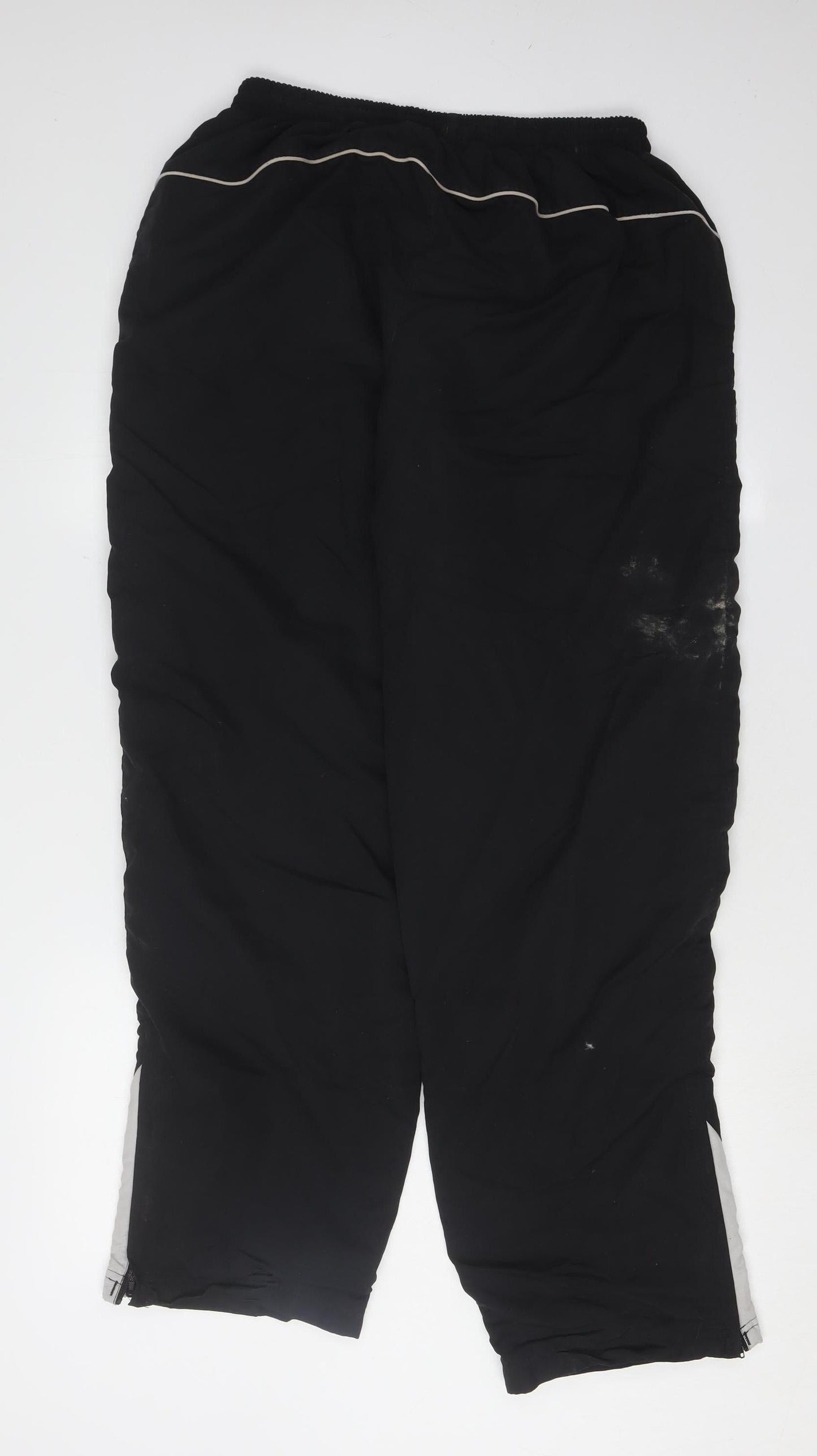 Slazenger Men's Black Sweatpants, Large, Casual Logo