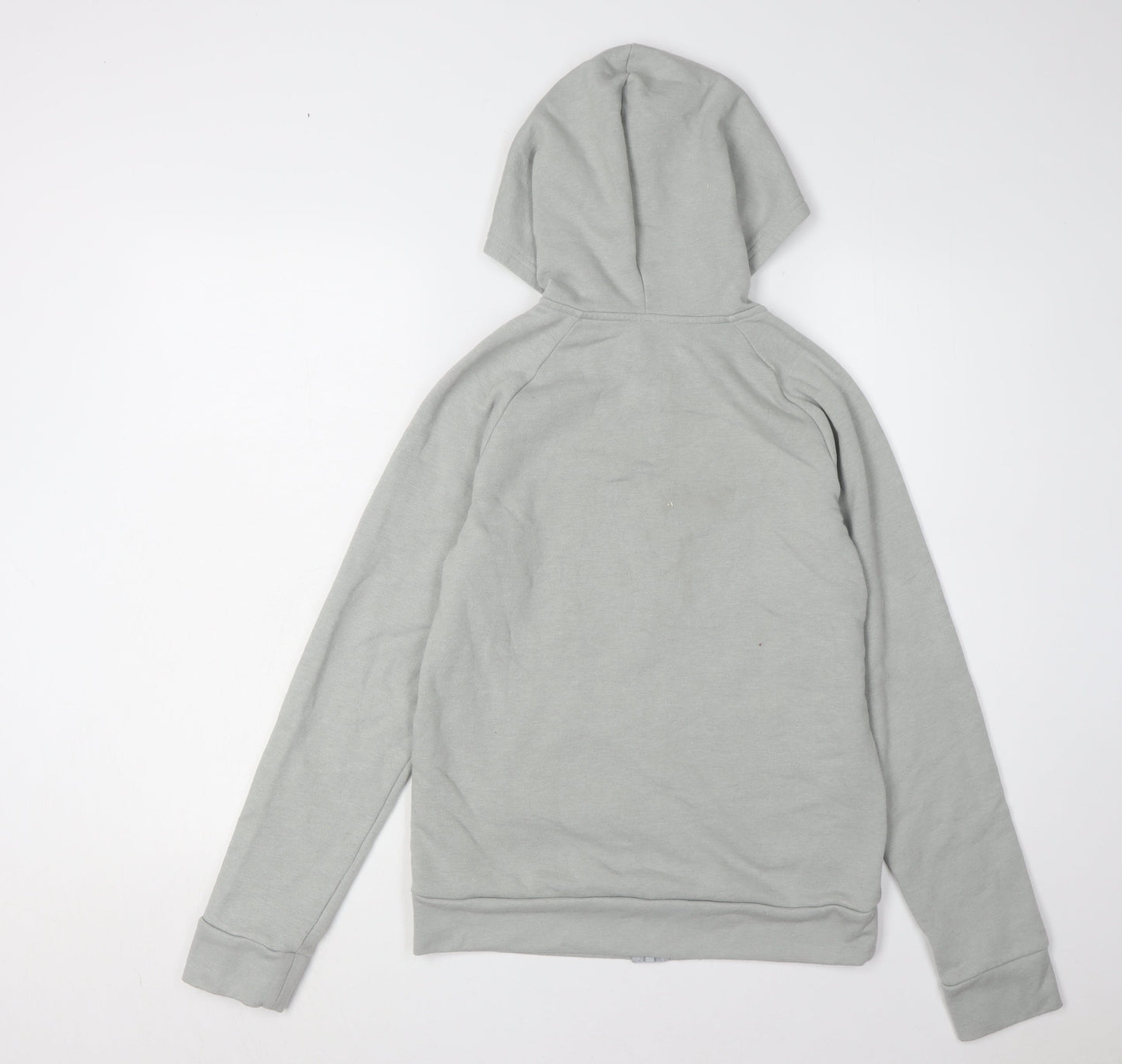 Under Armour Boys Grey Full Zip Hoodie - Size Large