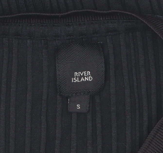 River Island Men’s Black Crew Neck T-Shirt S