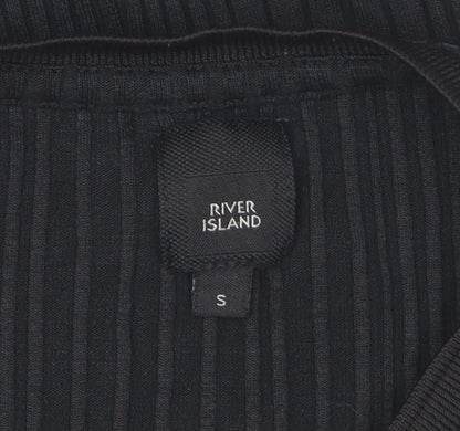 River Island Men’s Black Crew Neck T-Shirt S