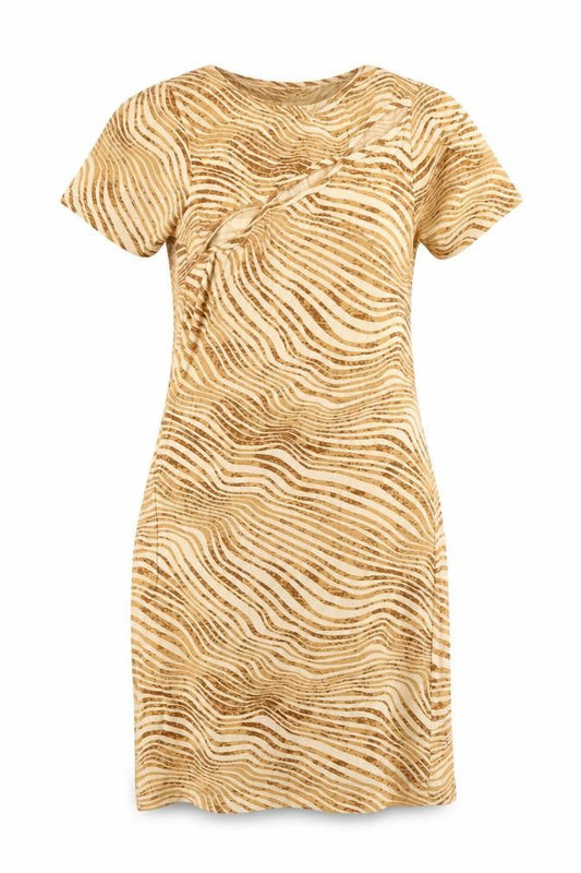 Motel Women's Beige Animal Print Dress Size 6