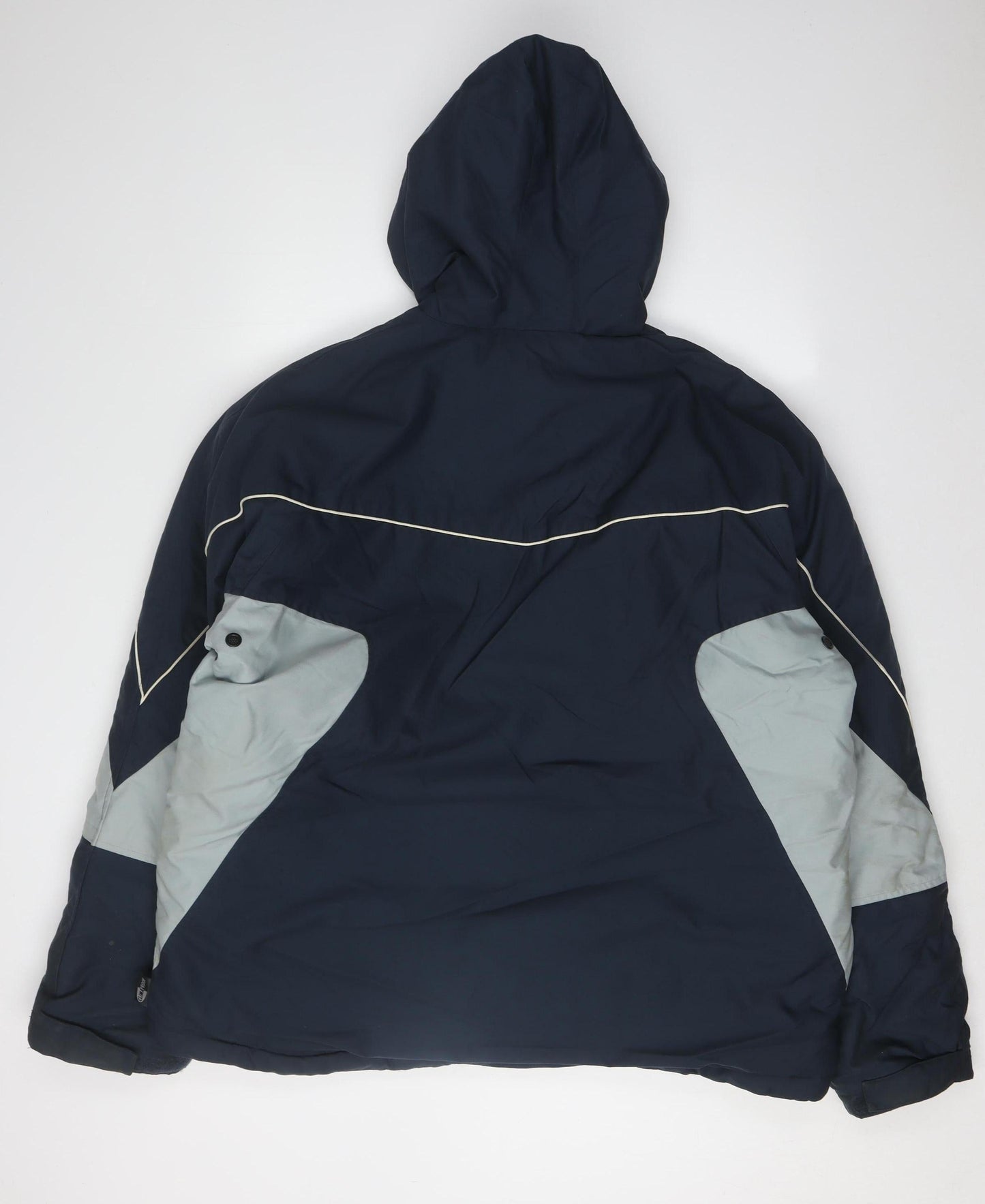 Adidas Men's Blue L Puffer Jacket with Hood