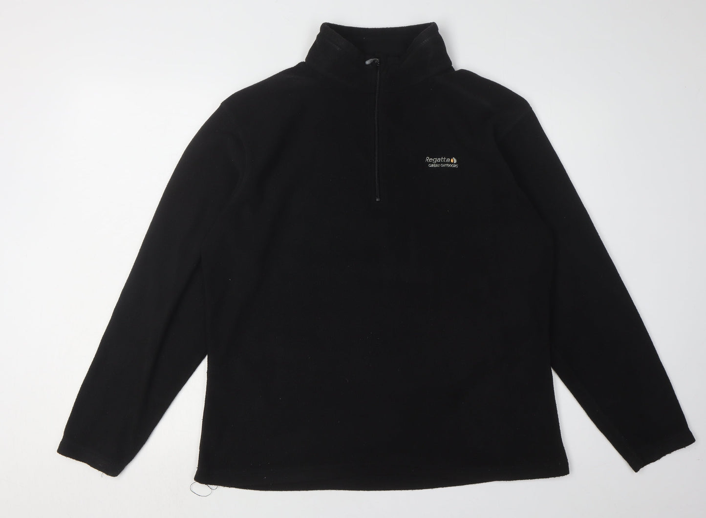 Regatta Women's Black Lightweight Fleece Sweatshirt Size 16