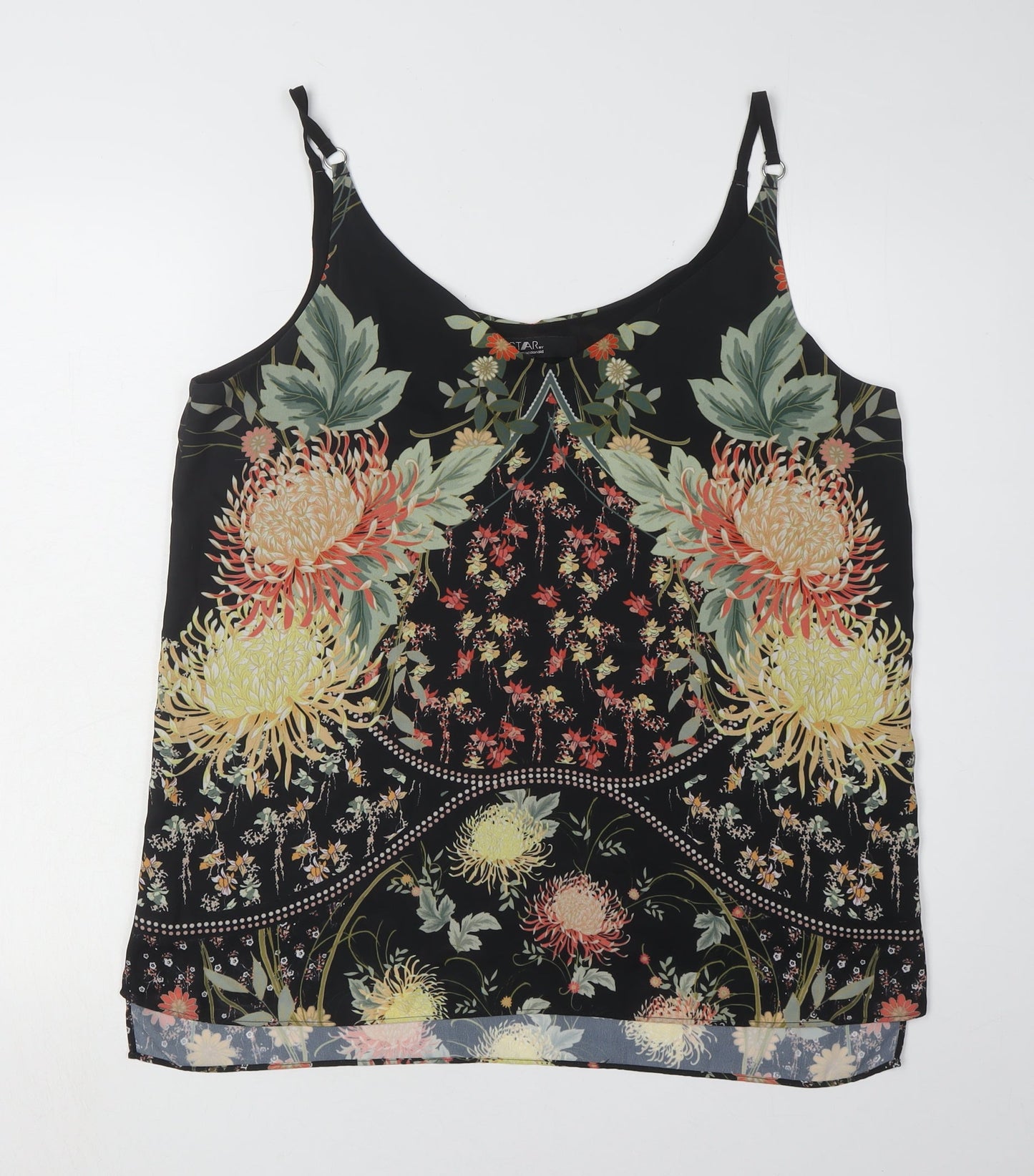 Womens UK Size 16 Star by Julien Macdonald Multicoloured Camisole Tank