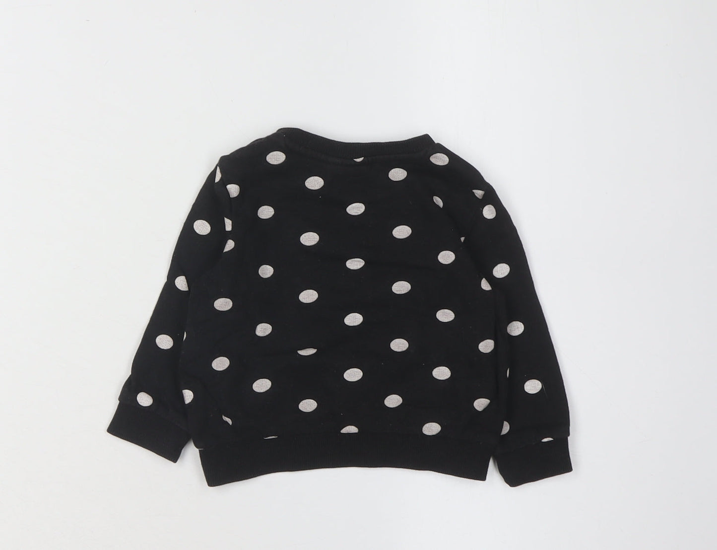 Disney Unisex Baby Minnie Mouse Jumper, Black, 6-9 Months