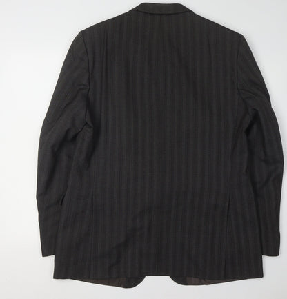 Mens UK Size 44 Boss Regular Grey Suit Jacket