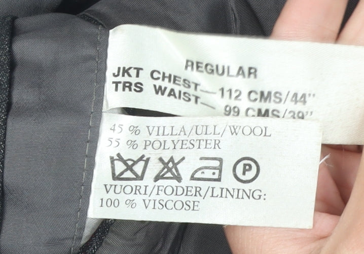Mens UK Size 44 Boss Regular Grey Suit Jacket