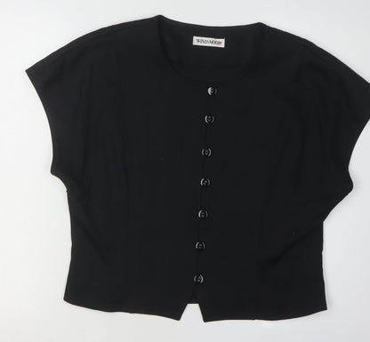 Womens UK Size 16 Windsmoor Black  Blouse