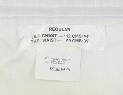 Hugo Boss Men's Black Regular Fit Trousers - Size 39