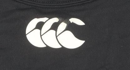 Canterbury Men's Black Long Sleeve Athletic Pullover L