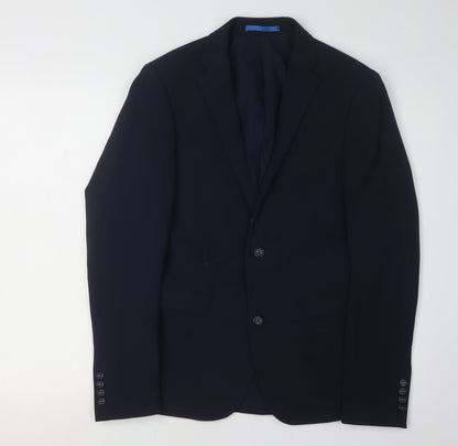 ONE SIX5IVE Men's Blue Slim Fit Blazer 36R