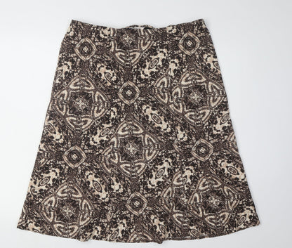 Marks and Spencer Women's Multicoloured Knee Length Skirt