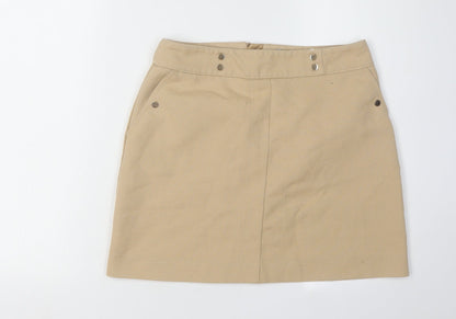 H&M Women's Beige Pencil Skirt, Size 12
