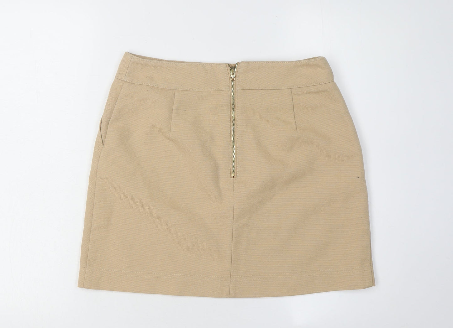 H&M Women's Beige Pencil Skirt, Size 12