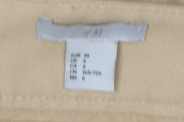 H&M Women's Beige Pencil Skirt, Size 12