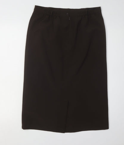 BHS Women's Black Size 12 Straight Skirt