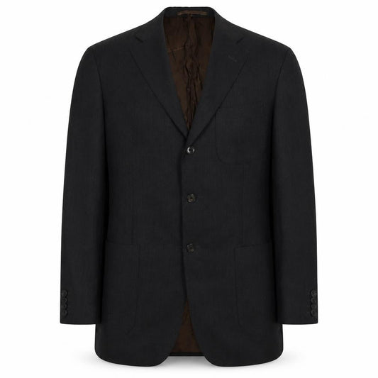 Gian Franco Bommezzadri Men's Black Wool Blazer UK 44