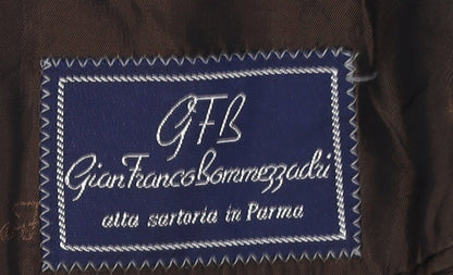 Gian Franco Bommezzadri Men's Black Wool Blazer UK 44