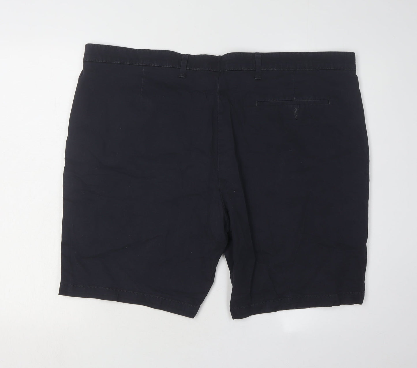 Marks and Spencer Men's Black Chino Shorts Size 2XL