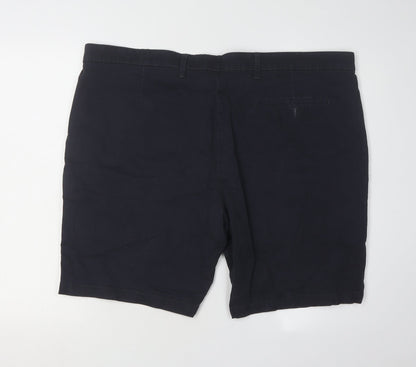 Marks and Spencer Men's Black Chino Shorts Size 2XL