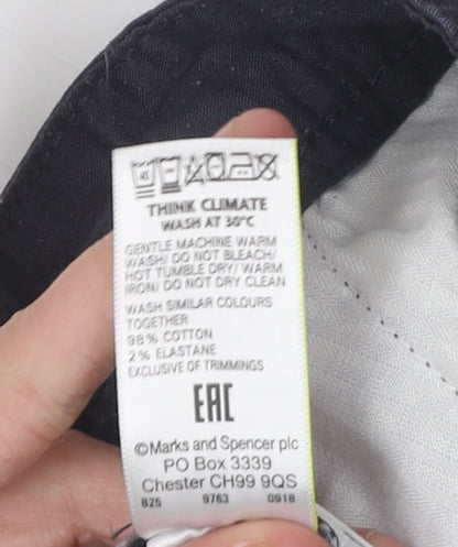 Marks and Spencer Men's Black Chino Shorts Size 2XL