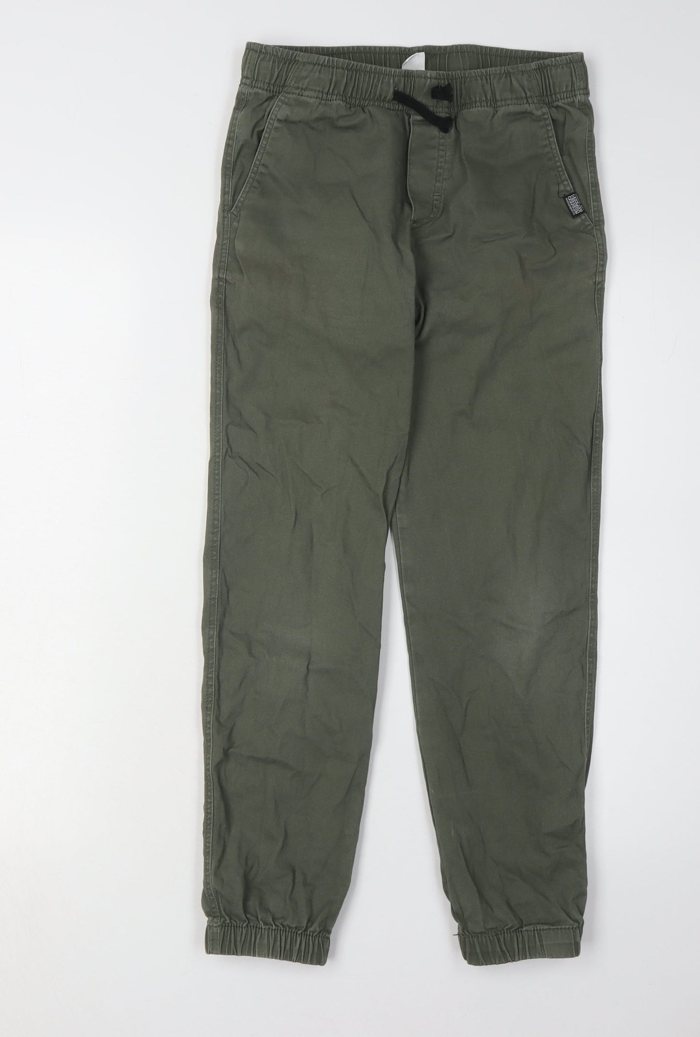 H&M Boys Green Jogger Trousers, Size 18 Years