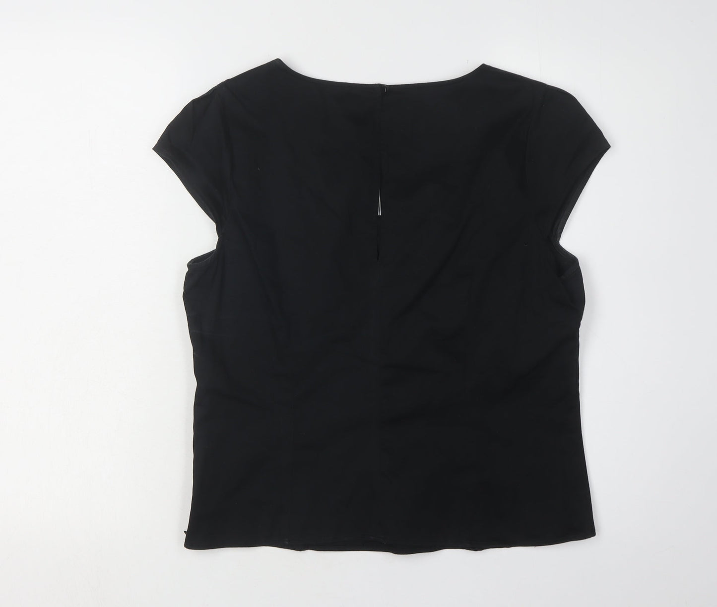 Womens UK Size 16 Marks and Spencer Black  Blouse