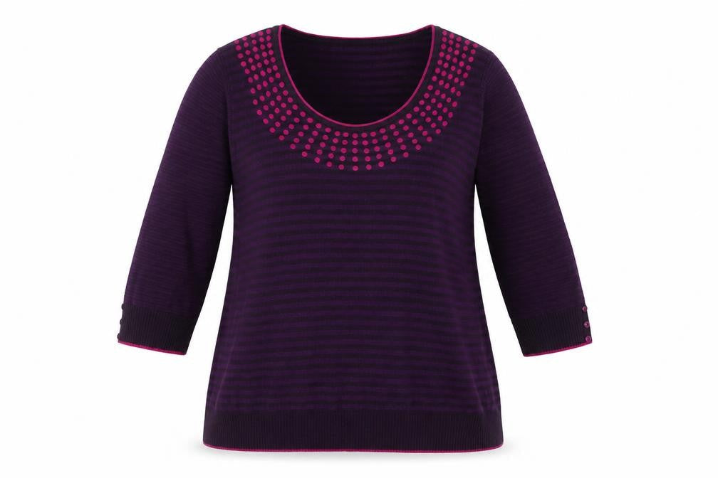 Womens UK Size 18 Per Una Purple Pullover Jumper