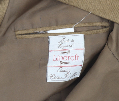 Mens UK Size 46 Lincroft Regular Brown Suit Jacket