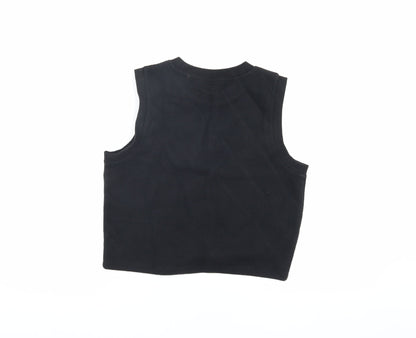 ASOS DESIGN Black Sleeveless Women’s Vest - Size 8
